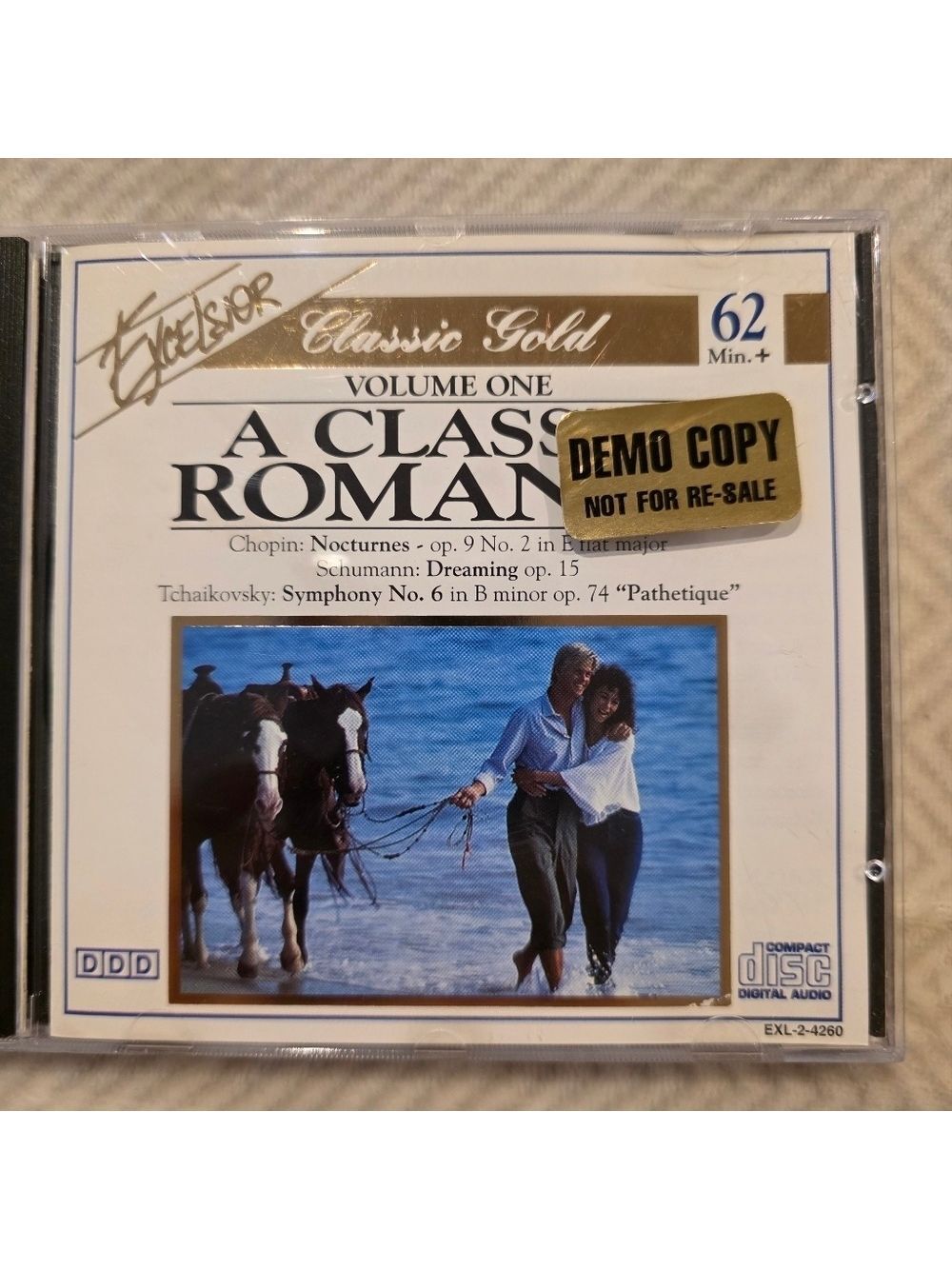 3 for $10 Excelsior Classic Gold A Classic Romance Classical Music CD